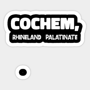 Cochem, Rhineland-Palatinate Germany Cool Town Sticker